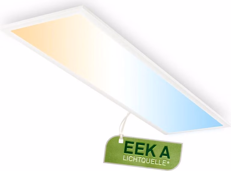 Briloner PIATTO Pannello LED, CEE A sorgente luminosa*, dimmerabile, telecomando, CCT da bianco caldo a bianco freddo, bianco, 100 x 25 x 6 cm