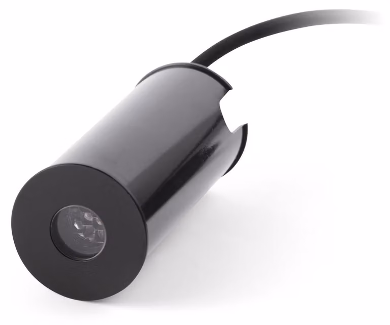 Faretto da incasso a pavimento Basic in acciaio inox LED 2W IP67 nero