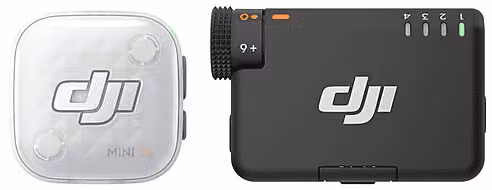 Microfono Wireless DJI Mic Mini 2S (1 TX + 1 RX) Nero con Jack 3.5 mm