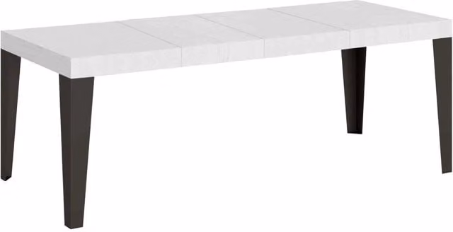 Tavolo Allungabile Flame Premium GIORDANOSHOP Bianco Frassino L/P/H: 160-264 x 90 x 77 cm