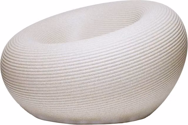 Poltrona Nami Mix Qeeboo in polietilene multicolore con finitura opaca L: 102 cm, P: 102 cm, H: 69 cm