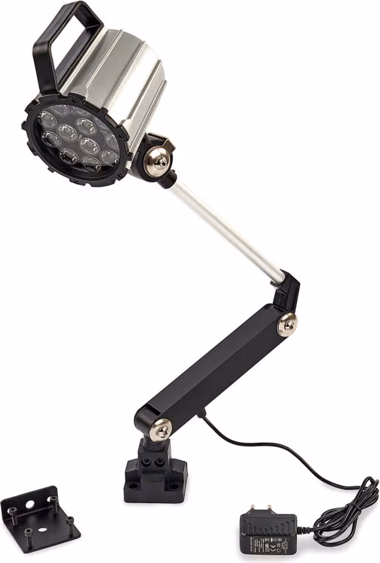 Lampada LED da lavoro per trapani e fresatrici