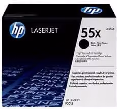 Toner Originale HP 55X CE255X Nero per Stampante Laser