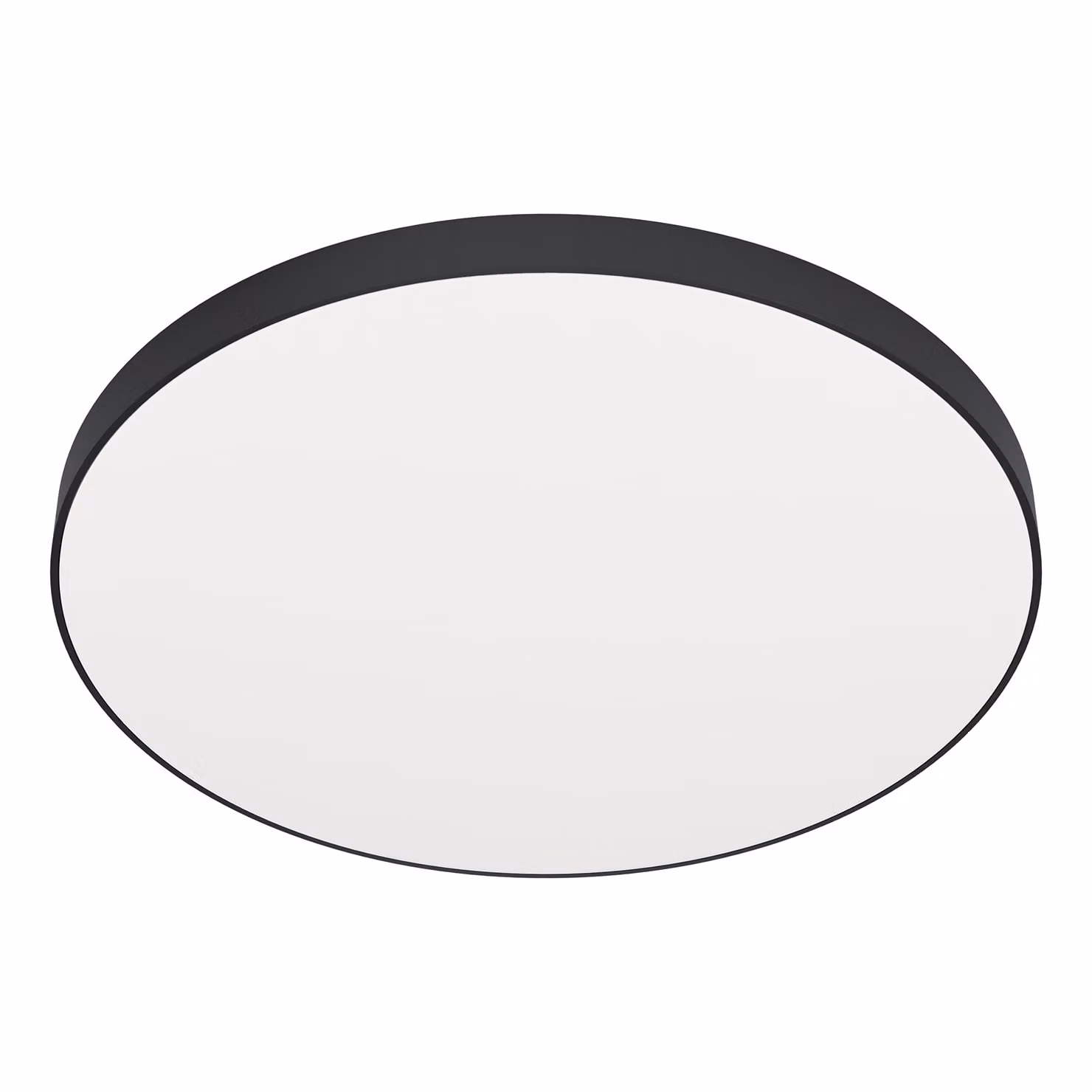 Plafoniera Contemporanea Zubieta A Acciaio Nero Led Integrato 32W 2700 6500K