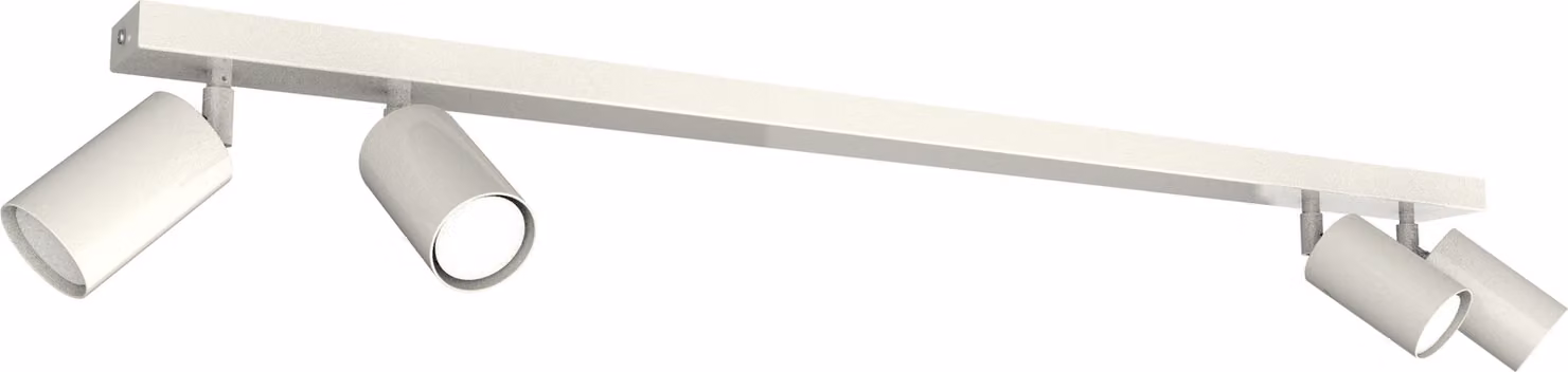 Lampada da soffitto Fleck, monocolore lucida, L.100