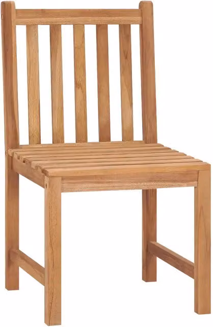 Sedie da Giardino 2 pz in Legno Massello di Teak 315611