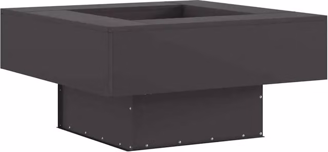 Focolare Nero 80 x 80 x 40 cm Acciaio CFW8754259