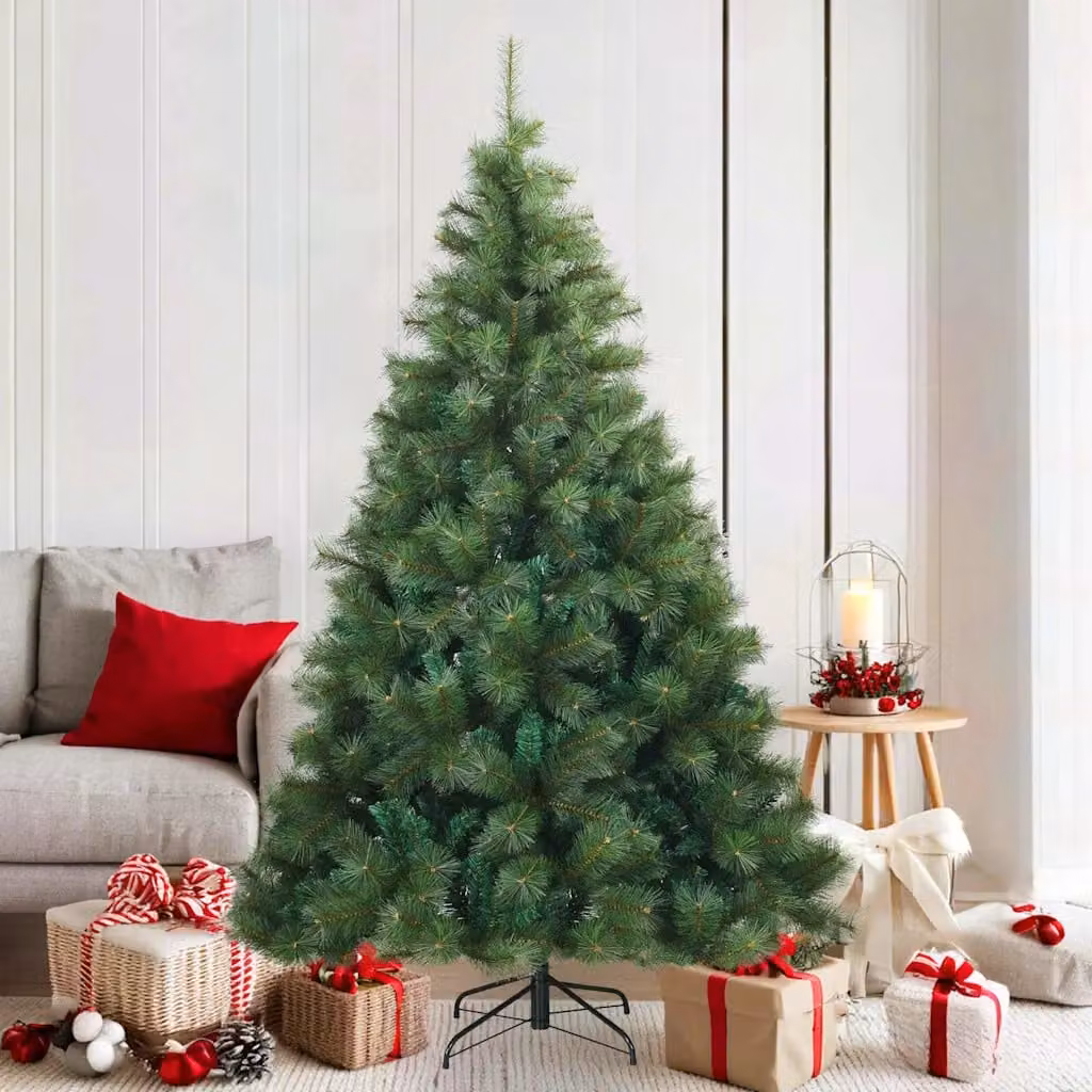 Albero di Natale artificiale verde vidaXL con rami pieghevoli, Altezza: 180 cm