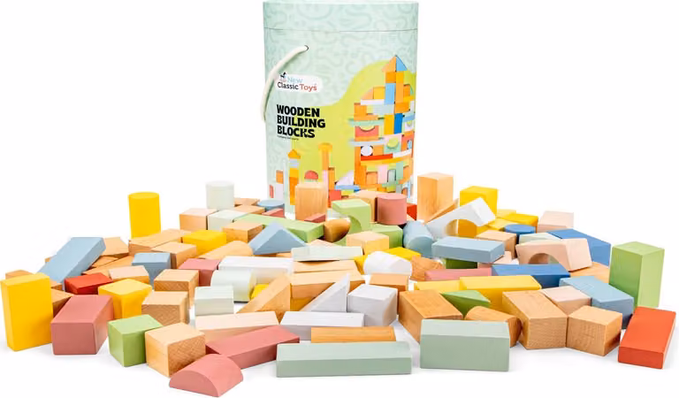 Nuovi blocchi da costruzione Classic Toys - 100 pezzi