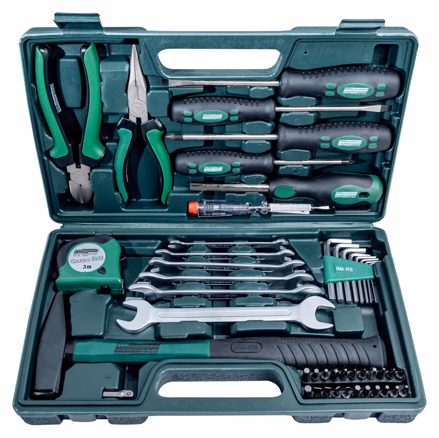 Set utensili - 47 pezzi - Valigetta in plastica resistente -
