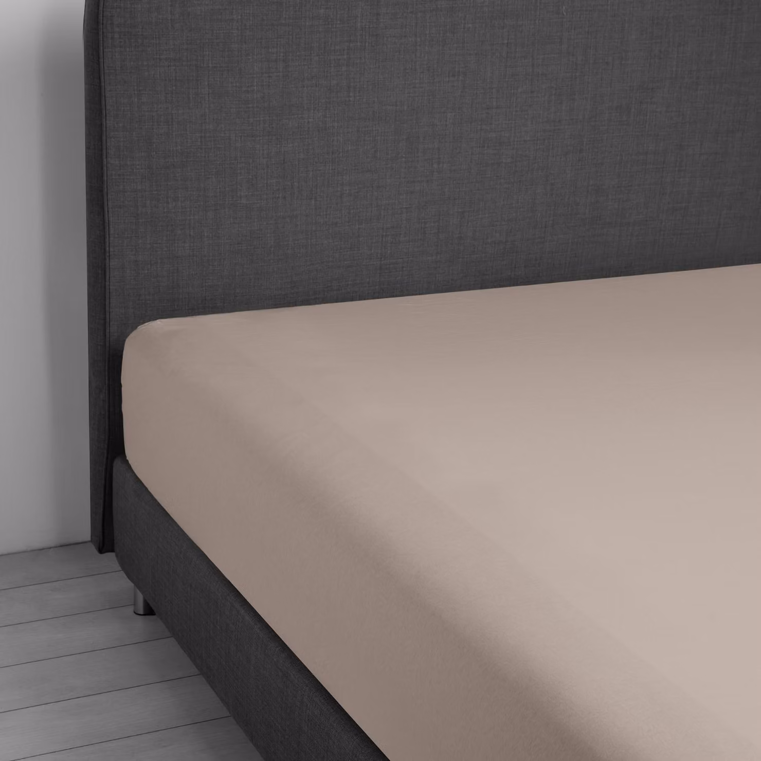 Lenzuolo con angoli elastici DaunenStep in jersey Vivacolor beige e multicolore – 2