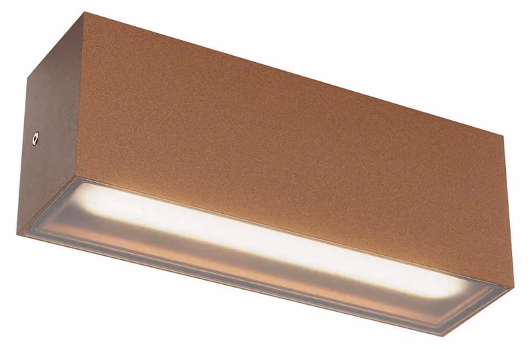 Redo Outdoor LIMAS AP LED – diametro 30, altezza 8,4 cm, 20 W - Marrone ruggine, Base - Marrone ruggine, Base