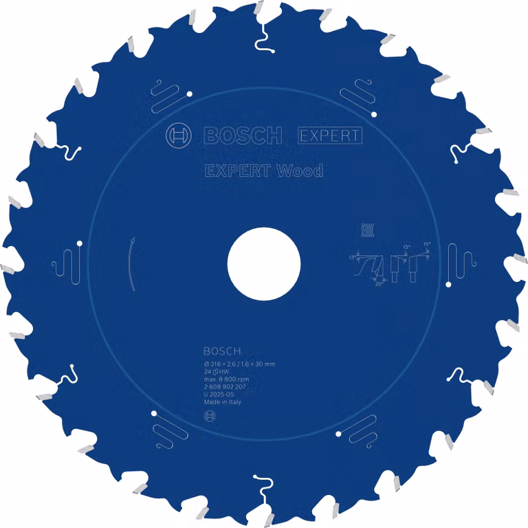 Lama circolare Bosch EXPERT Wood, 216x30 mm, Z24