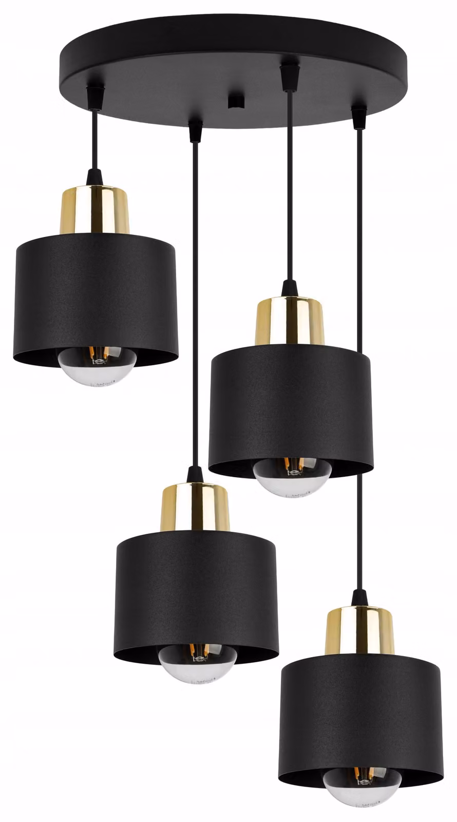 Moderna Lampada A Sospensione Lampada A Led Nera