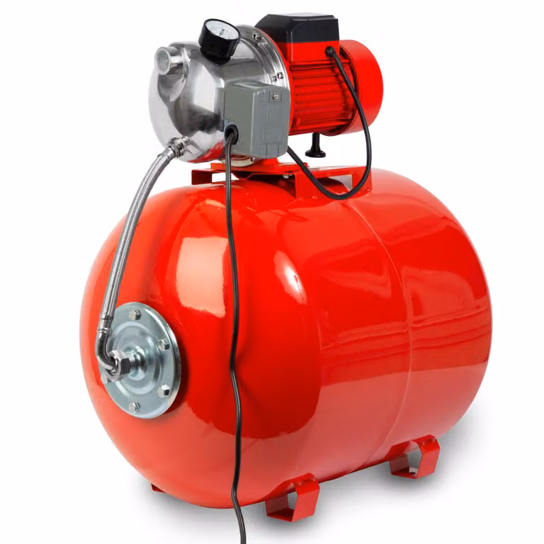 EBERTH per acquedotti domestici Portata 3600 L/h, pressione di mandata 5 bar, 750 W, pompa con pressostato per funzionamento automatico, autoadescante, altezza di aspirazione 9 m
