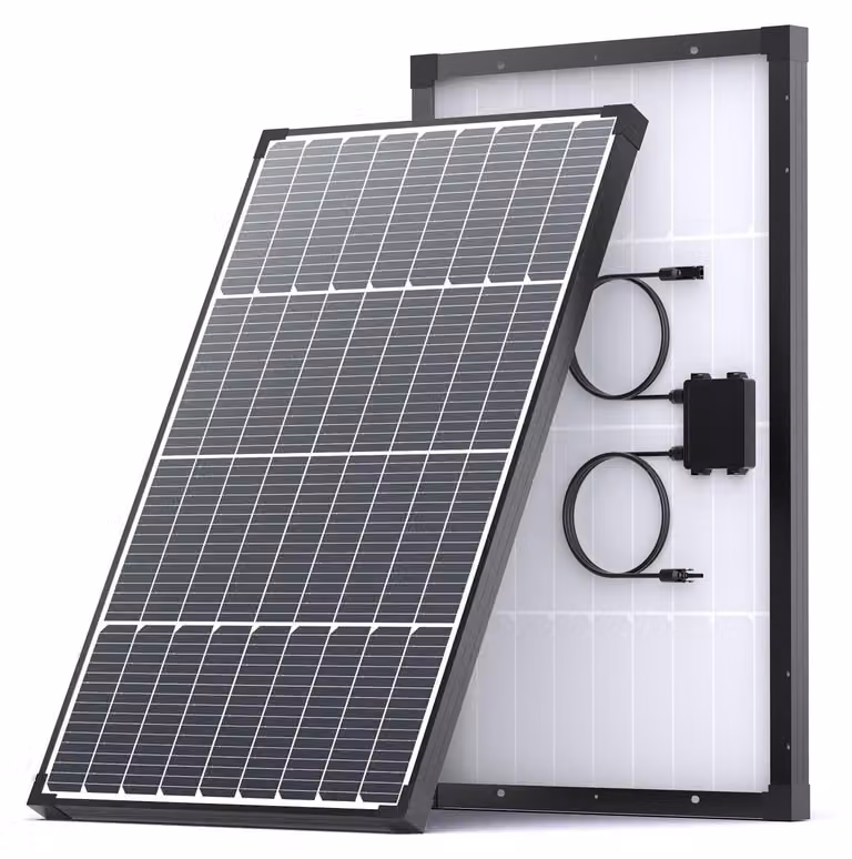 Pannello solare monocristallino da 55 W - sistema a 12 Volt - dimensioni: 76,4 x 46,8 cm