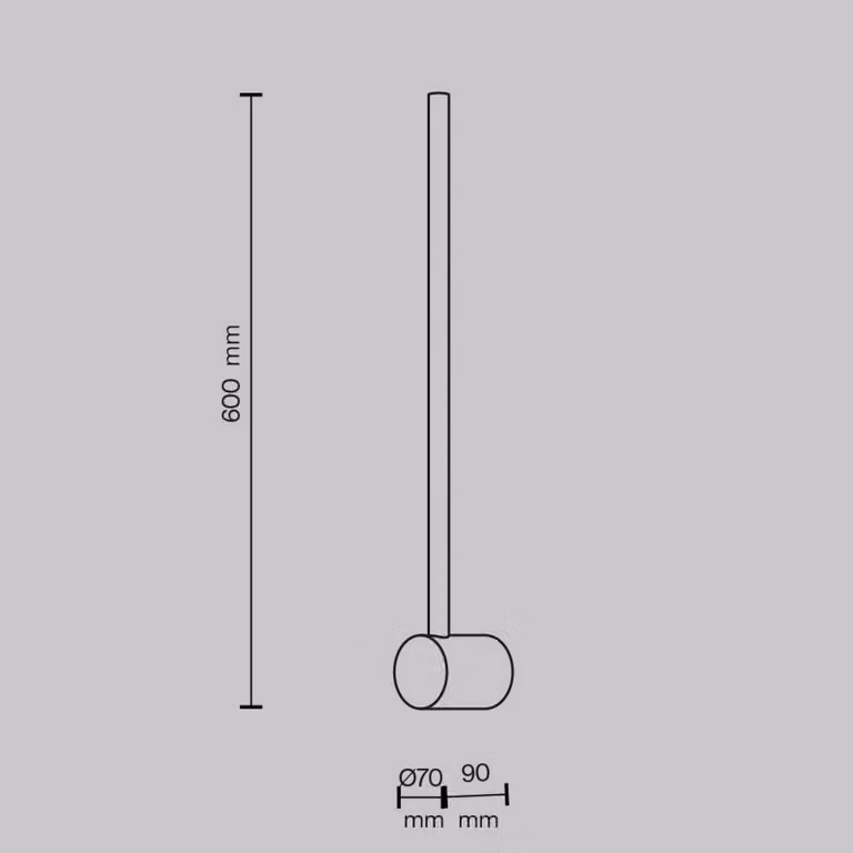 Maytoni Applique da parete a LED Light Stick, Ottone / Oro, Soggiorno / Sala da pranzo, Alluminio, Moderno, Applique a LED