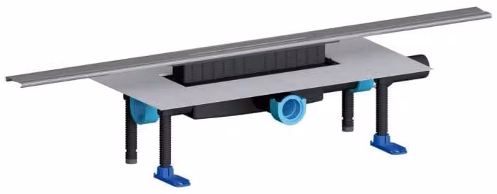 Set di scarichi per doccia Dallmer CeraFloor Pure Plan, DN 40, 100 cm