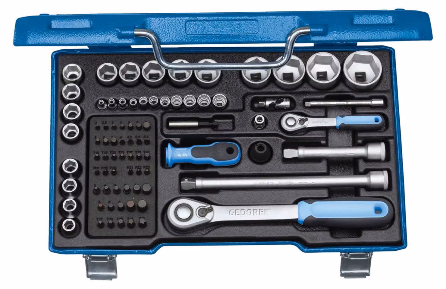Set di chiavi a bussola da 1/4" e 1/2", 81 pezzi, 19 V20U-20 Gedore | 4010886816455