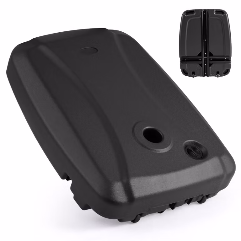 COSTWAY Supporto per ombrellone con rotelle e base a croce, riempibile fino a 150 kg, supporto per ombrelloni grandi, supporto per ombrelloni da giardino e terrazza