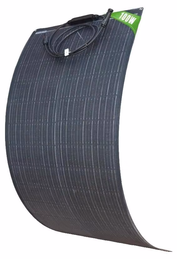 Pannello solare, design flessibile, elevata efficienza energetica, 1 pezzo da 100 W