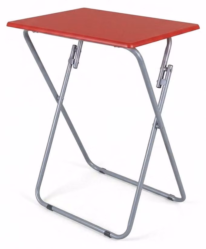 Tavolino Rettangolare Arredo Soggiorno Casa 48x38x66cm.Variante:ROSSO