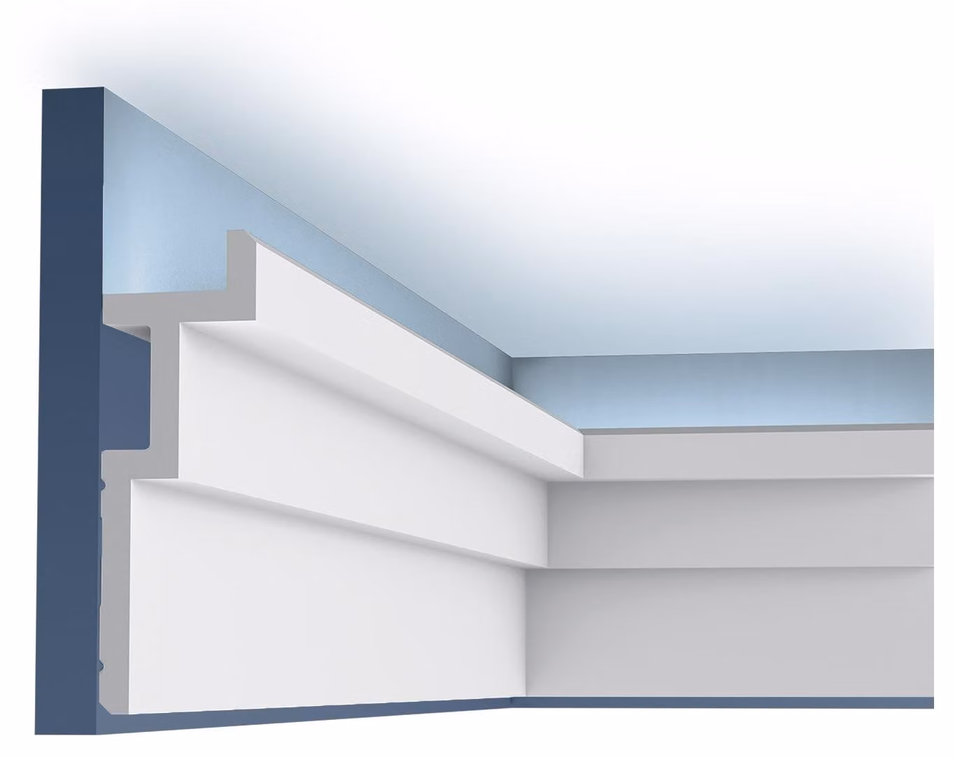 Cornice a soffitto Orac Decor MODERN C396 stile moderno 2 m