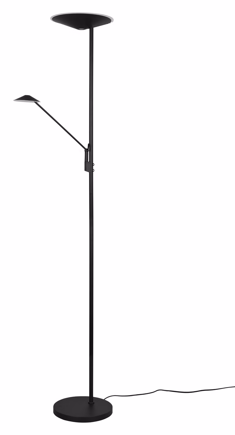 Lampada a stelo LED BRANTFORD nera Trio 425610232