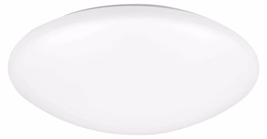 Plafoniera LED, metallo, plastica, bianco, D 26 cm