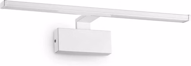 Applique Moderna Alma IDEAL LUX in Metallo Bianco con LED da 12,5W Luce Calda 3000K