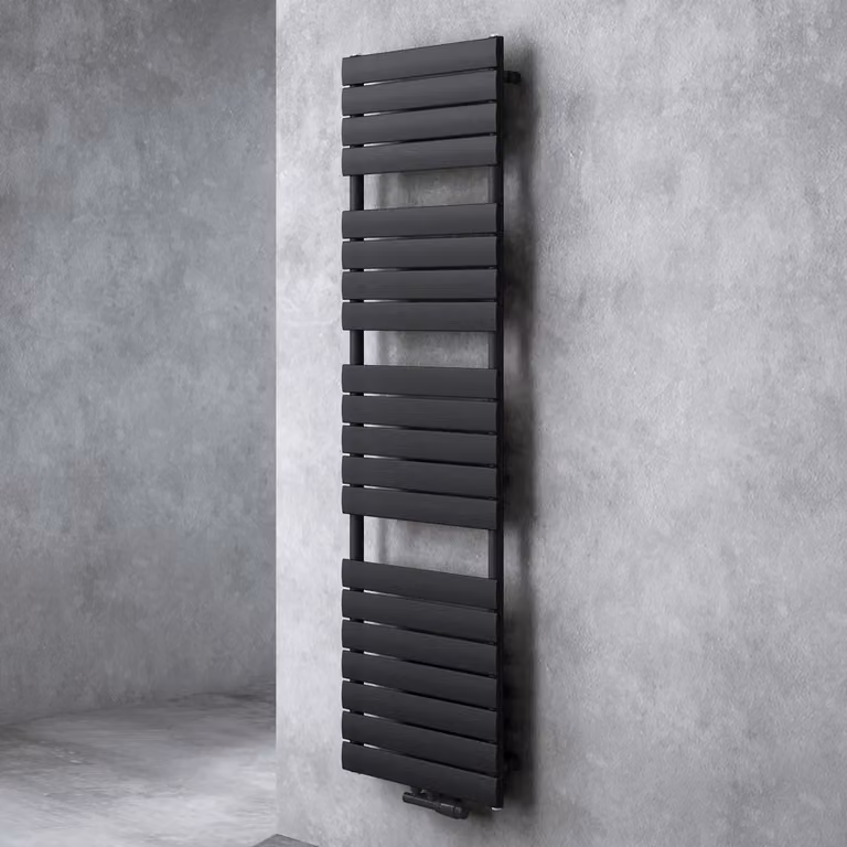 doporro Scaldasalviette 180x50cm, Radiatore Piatto Termoarredo da Bagno Riscaldamento da Acqua Calda Portasciugamani in Acciaio, Antracite