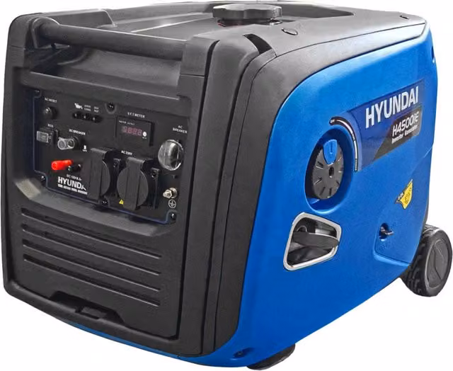 Generatore Inverter Portatile a Benzina Silenziato Hyundai 3.5 kW Blu