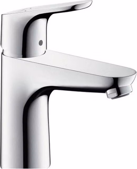 Hansgrohe Focus Miscelatore Lavabo Monocomando con Scarico a Tirante EcoSmart, Colore Cromo, Altezza Bocca: 9,4 cm