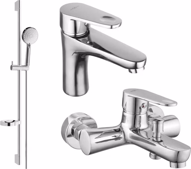 Mexen Kama DS75 set vasca, cromo - 72503DS75-00
