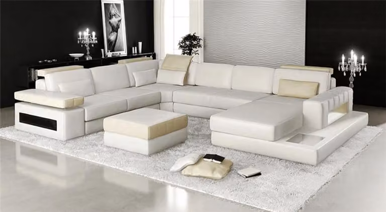 Ecksofa Polster Garnitur Sofas Couchen Sofa Couch Wohnlandschaft Eckgarnitur