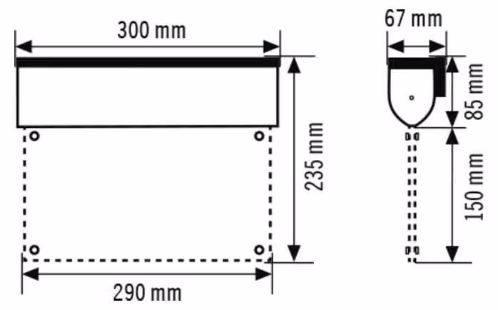 ESYLUX LED luce di emergenza SLCEL LED#EN10031625