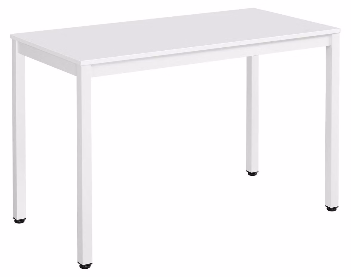 Tavolo rettangolare Tessa 120x60 cm in bianco minimal