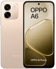 Smartphone Oppo A6 Aurora Gold con Display da 6,75 pollici, 256 GB di memoria e 6 GB di RAM, Connettività 4G LTE