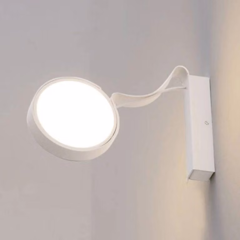 Knikerboker Applique da parete a LED DND, Bianco / Opale, Soggiorno / Sala da pranzo, Metallo, Moderno, Applique a LED