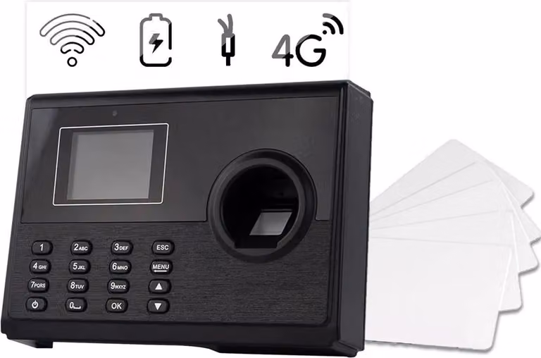 Dispositivo di registrazione orari TimeLok-400NWEPBI4G + 10 tessere RFID codificate 13,56 MHz TimeLok-400NWEPBI4G+HD-RWC02-10