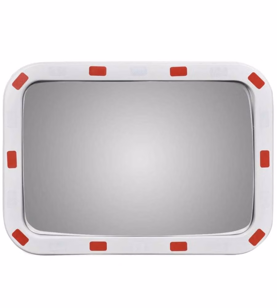 Specchio Traffico Convesso Rettangolare 40x60cm Catarifrangenti