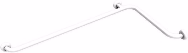 Maniglia angolare di sicurezza da cm 110x60 inox bianco