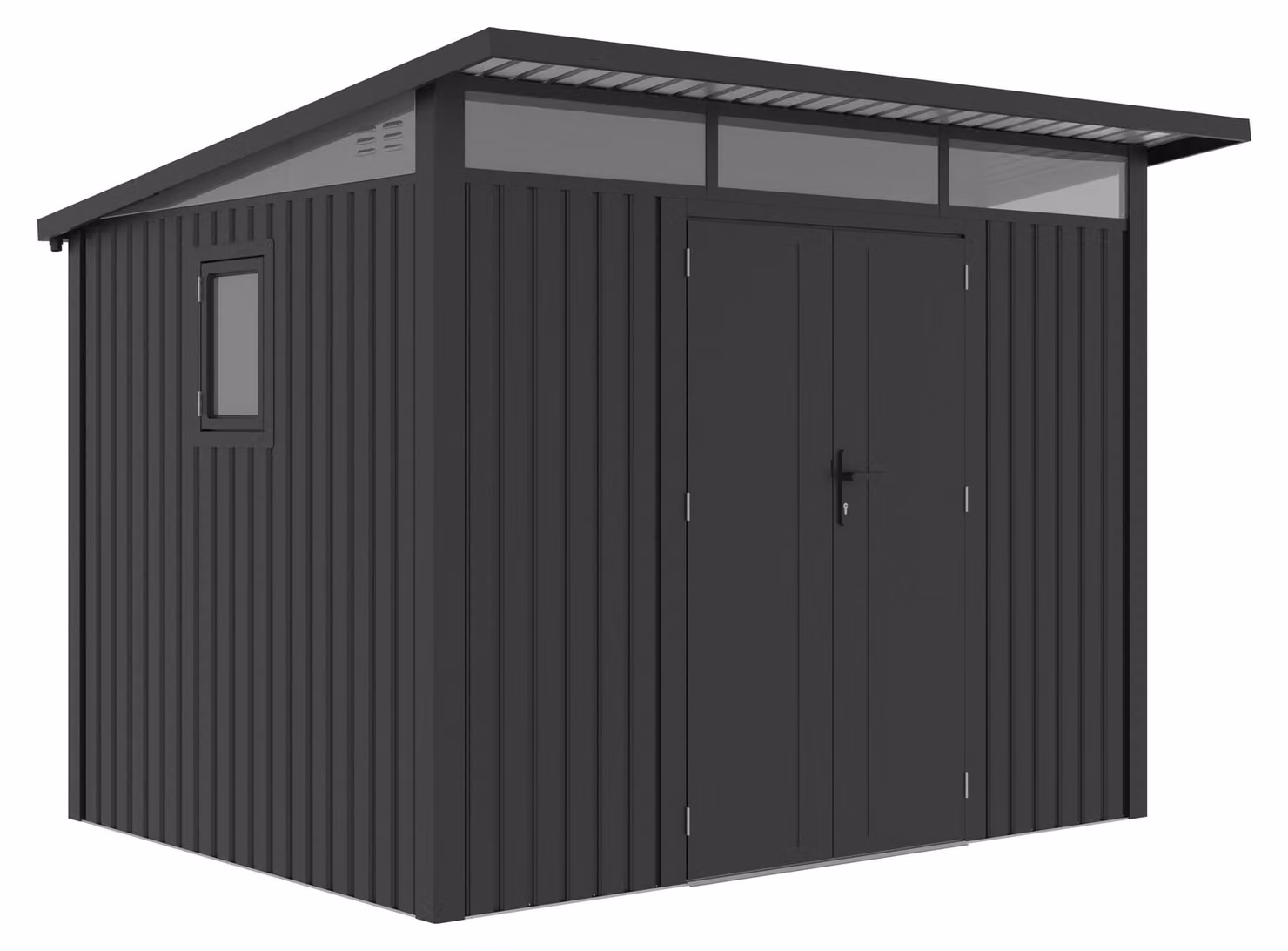 Casetta da giardino G21 Madison 731 - 289 x 253 cm, grigio ardesia