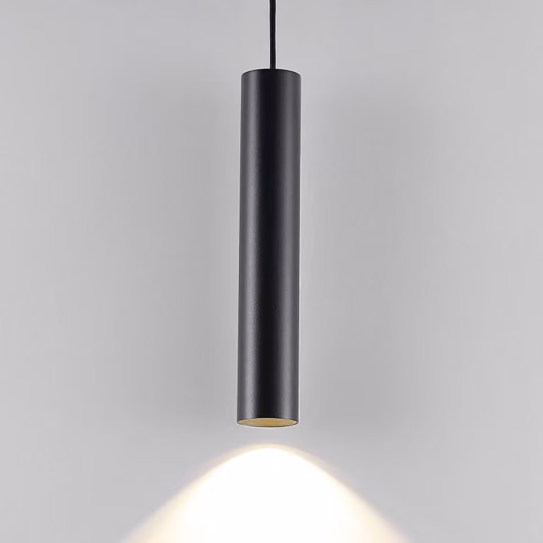 Deko-Light Lampada a sospensione CAN, dimmerabile, Nero, Soggiorno / Sala da pranzo, Alluminio, Lampada a sospensione