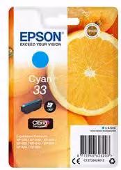 Cartuccia per stampante Epson Claria 33 Ciano C13T33424012