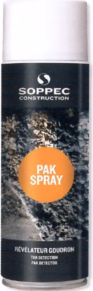 Pak Detector / Spray per analisi del catrame 500 ml, bianco Spray per analisi SOPPEC
