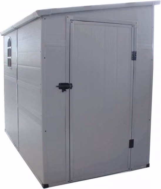 Casetta per bambini Cosma di Hause, colore grigio, con finestre, L: 143 cm, P: 247 cm, H: 194 cm