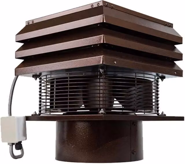Aspiratore per camino con canna fumaria tonda 25 Cm Professionale Tirafumo Tiracamino Aspirafumo Elettrico Barbecue Gemi