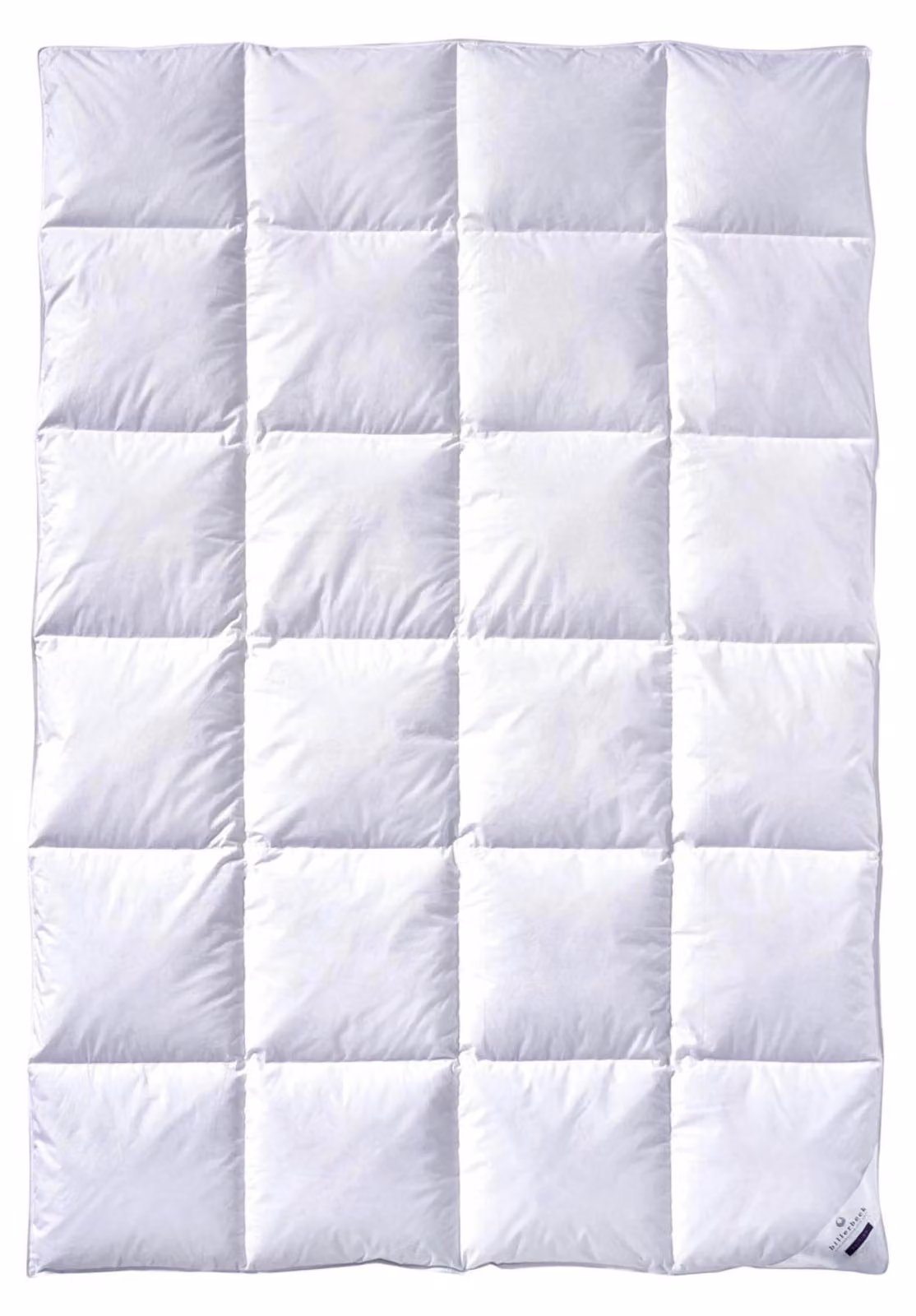 Coperta in piumino, 135x200 cm, adatta per tutto l'anno, composta al 90% da piumino e al 10% da piume, colore bianco
