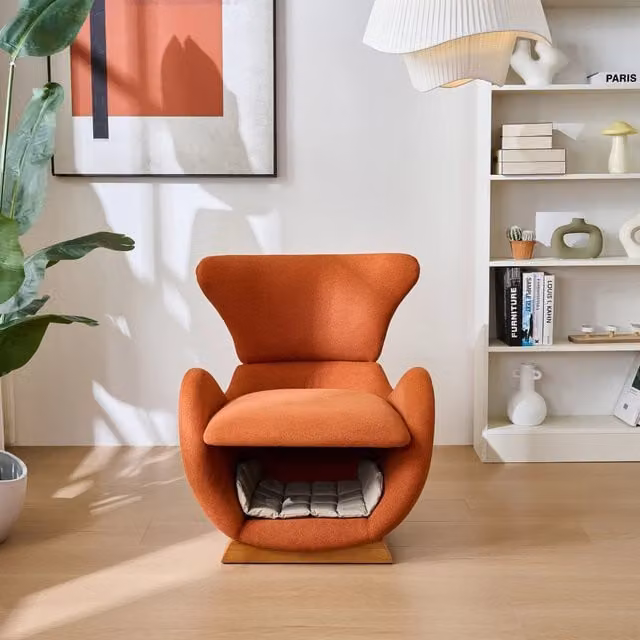 Poltrona Lounge Design Squalo ¨C MINIMAL ¨C Tessuto Antigraffio, Singola, Soggiorno
